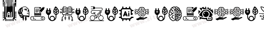 Artificial intelligence字体转换